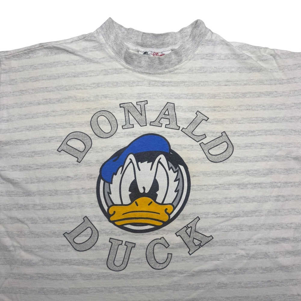 Vintage 90s Donald Duck x Disney striped shirt